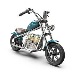 Challenger 12 PLUS Kids Electric Dirt Bike Motorcycle (With App) - Blue